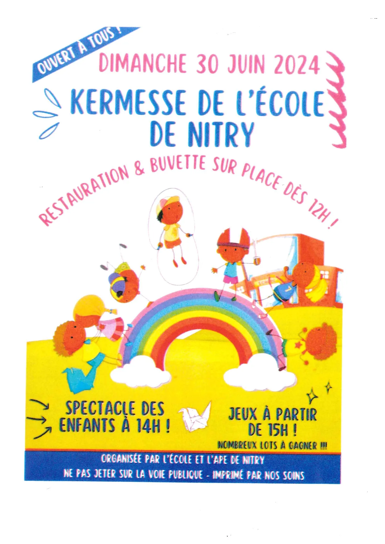 Image qui illustre: Kermesse de l'école à Nitry - 0