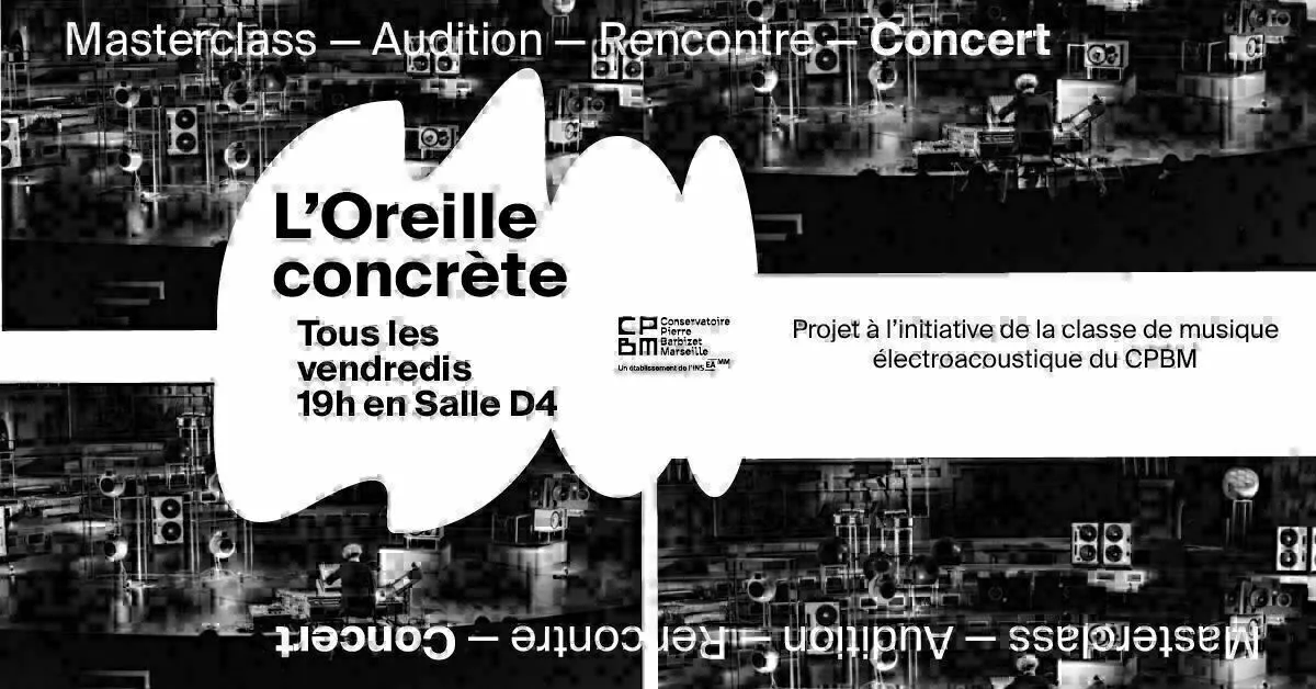 Image qui illustre: L'Oreille concrète, classe électroacoustiquedu CPBM à Marseille - 0
