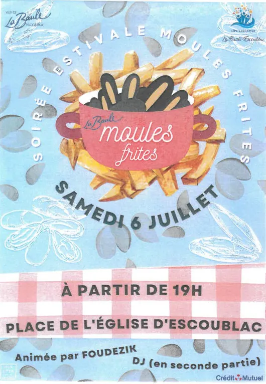Image qui illustre: Soirée Estivale : moules-frites à La Baule-Escoublac - 0