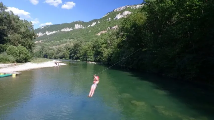 Image qui illustre: Acroparc Du Mas - Tyrolienne Aquatique - Splash