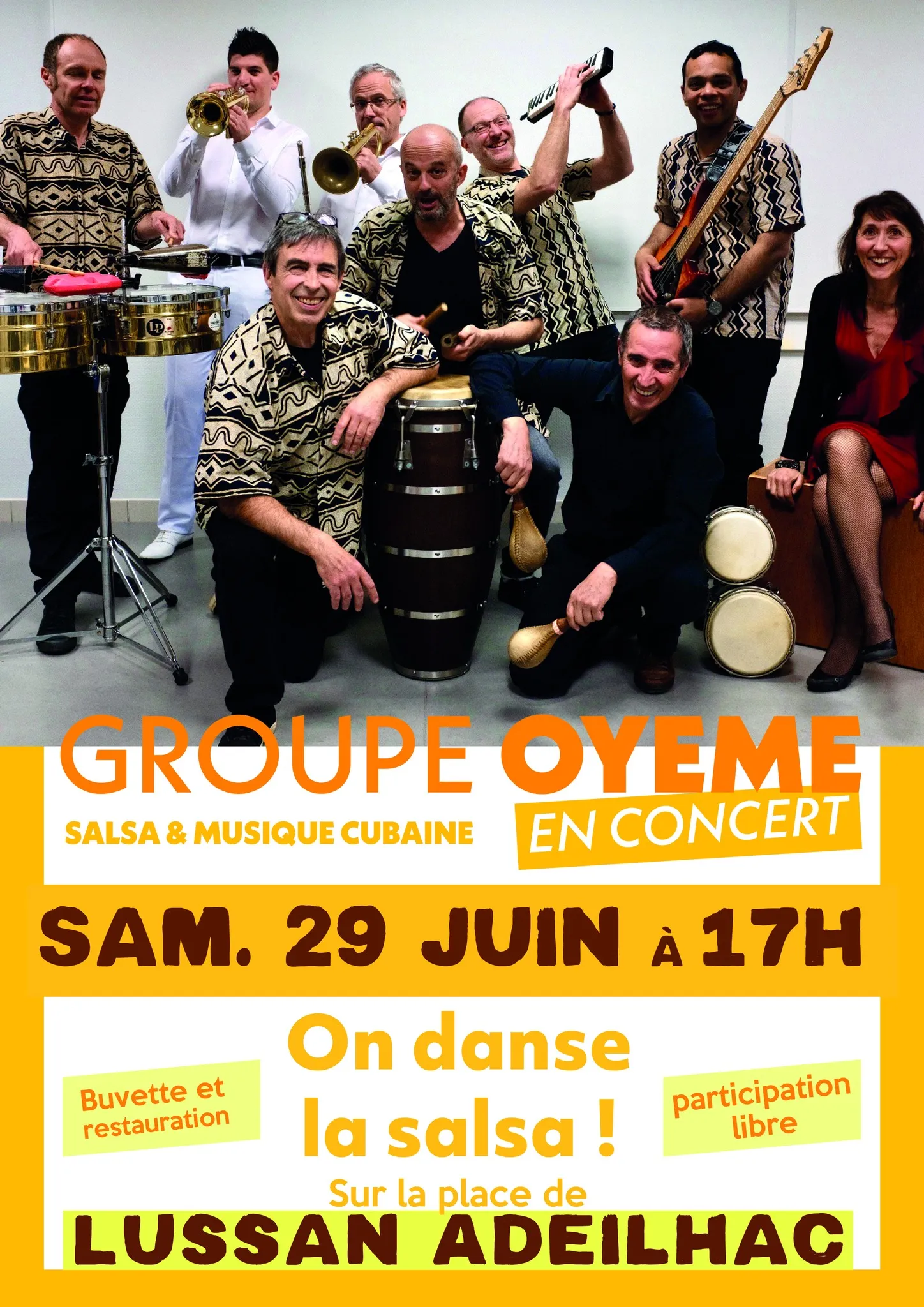 Image qui illustre: Groupe Oyeme En Concert à Lussan-Adeilhac - 0