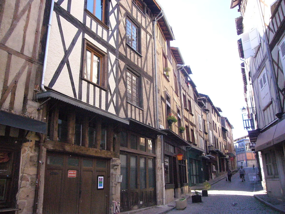 Image qui illustre: Quartier de la Boucherie à Limoges - 1