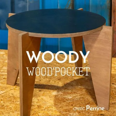 Image qui illustre: Fabriquez votre table de poche en bois