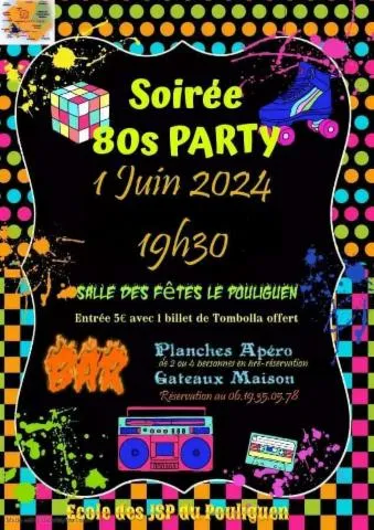 Image qui illustre: Soirée 80s Party