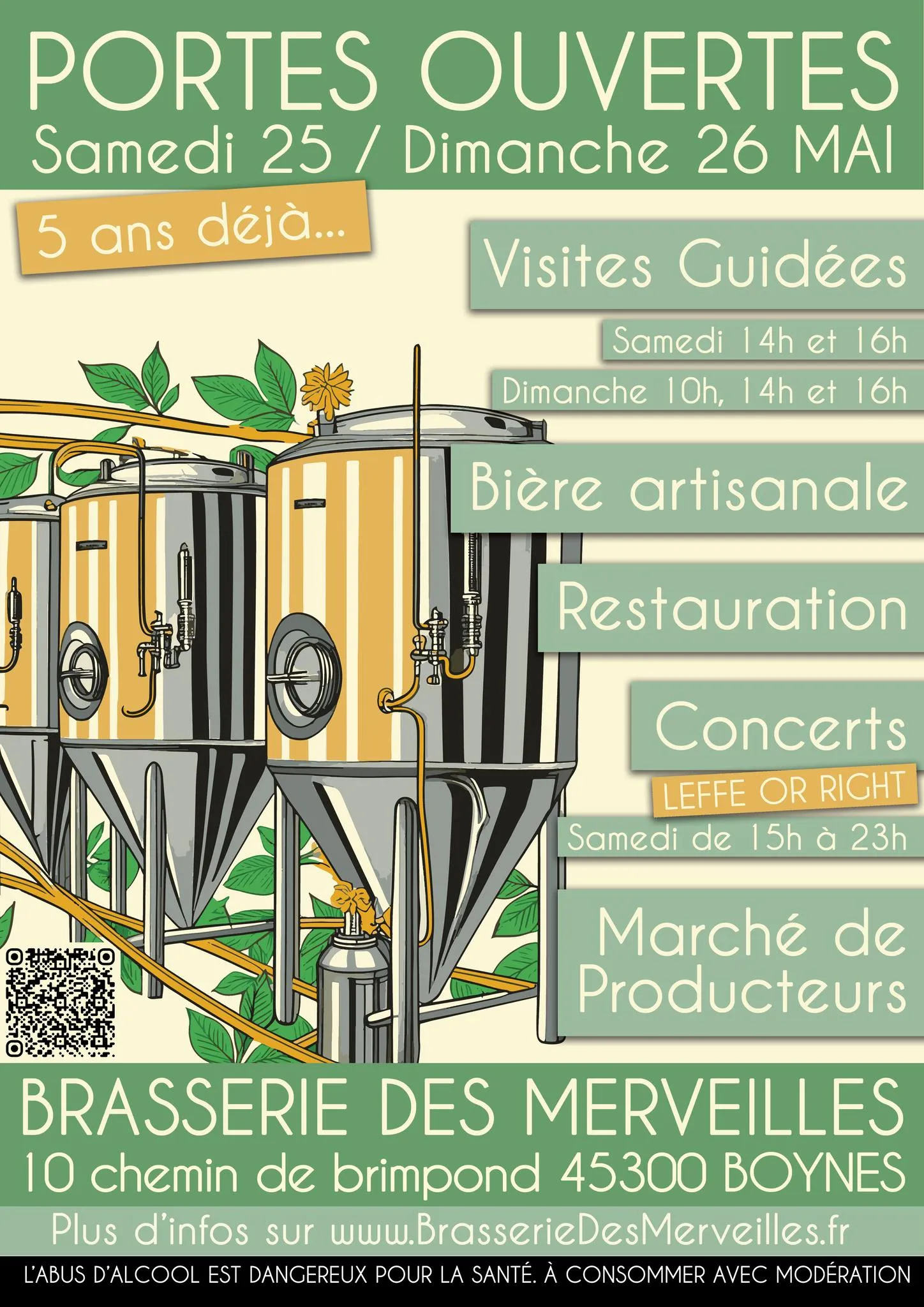 Image qui illustre: Portes Ouvertes Brasserie Des Merveilles à Boynes - 0