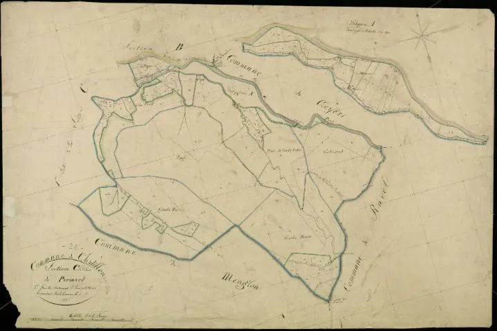 Image qui illustre: l’évolution de la traversée de Châtillon au 19ème siècle