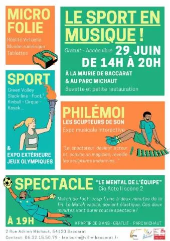 Image qui illustre: Micro Folie - Le Sport En Musique!