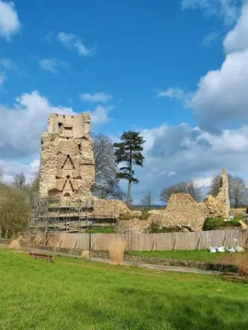 Image qui illustre: Présentation du chantier du château de Saint-Aubin-du-Cormier