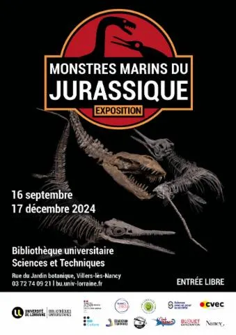 Image qui illustre: Exposition Monstres marins du Jurassique