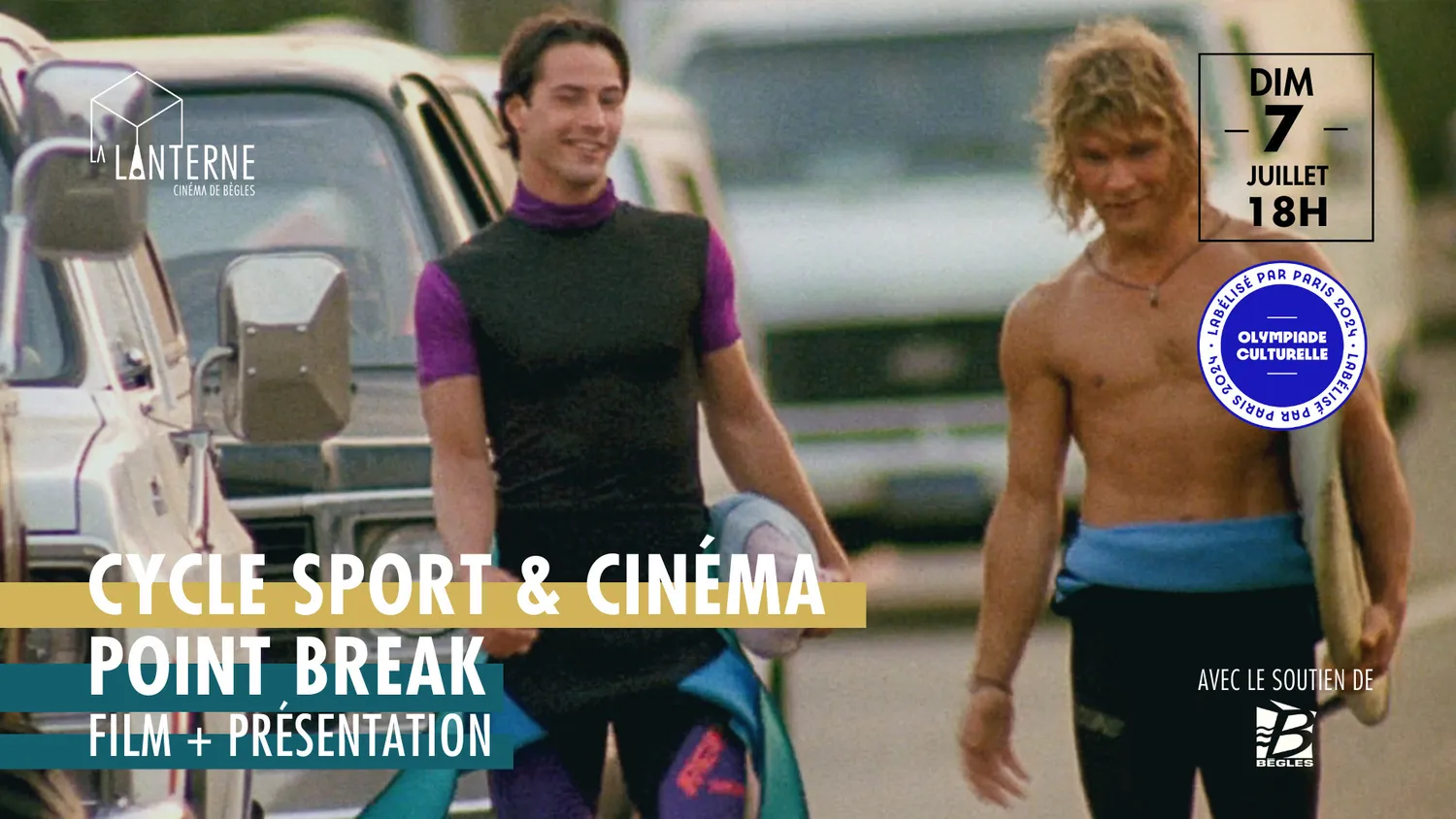 Image qui illustre: Cycle  Sport & Cinéma : Point Break à Bègles - 0