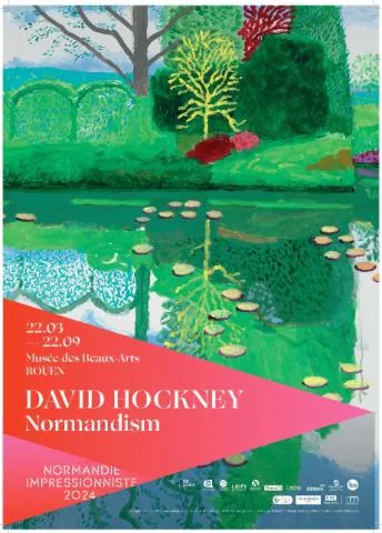 Image qui illustre: Visite guidée de l'exposition : Hockney, Normandism