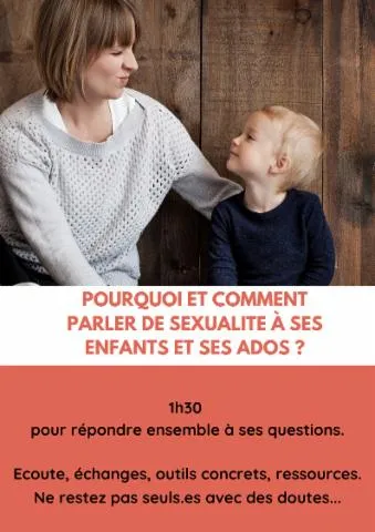 Image qui illustre: Conférence : "pourquoi Et Comment Parler De Sexualité À Ses Enfants, Adolescent.es ?"