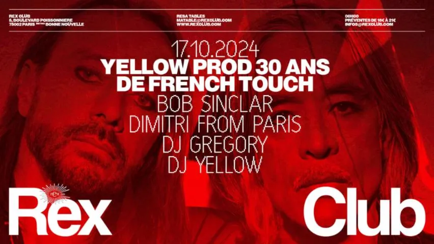 Image qui illustre: Yellow Production 30 ans de French Touch: Bob Sinclar & more