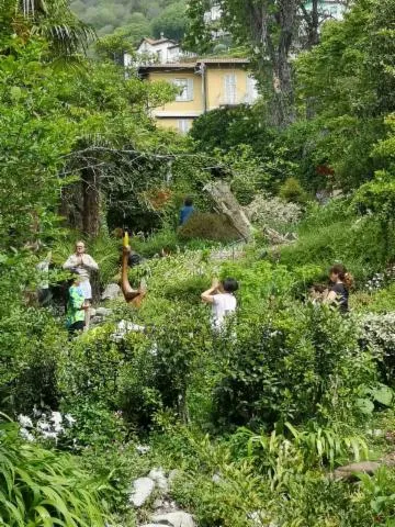 Image qui illustre: Parcours sensoriel du jardin de la Villa Bernasconi au Giardino della Valle