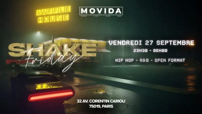 Image qui illustre: SHAKE FRIDAY - HIP HOP, AFRO & RnB - VENDREDI 27 SEPTEMBRE