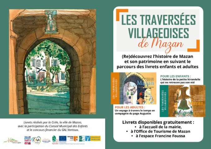 Image qui illustre: Visite libre du centre de Mazan avec les Traversées villageoises