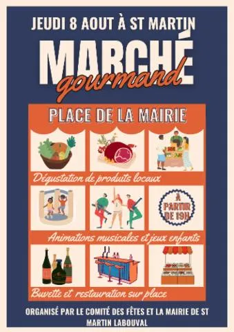 Image qui illustre: Marché Gourmand À Saint-martin-labouval