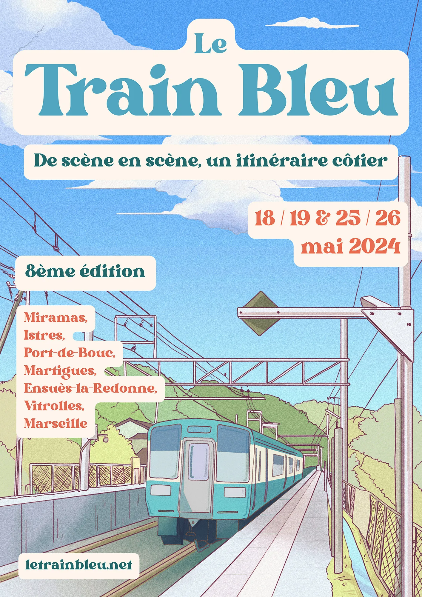 Image qui illustre: Le Train Bleu à Martigues - 0