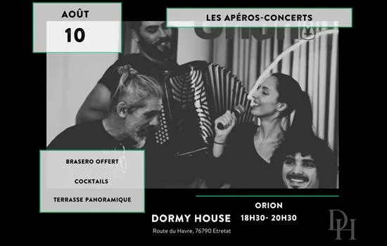 Image qui illustre: Apéro-concert au Dormy House