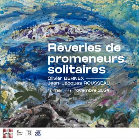 Image qui illustre: Exposition : Rêveries de promeneurs solitaires. Olivier Bernex - Jean-Jacques Rousseau