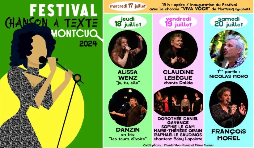 Image qui illustre: Festival De La Chanson À Texte De Montcuq : Claudine Lebègue Chante Dalida