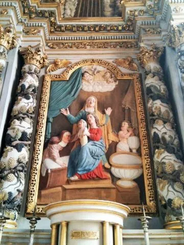Image qui illustre: Visite libre d'une église et de son retable baroque