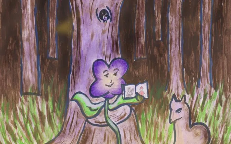 Image qui illustre: Les Racontines de Violette : dans la forêt lointaine