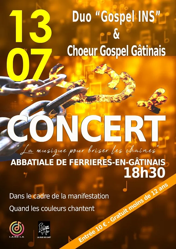 Image qui illustre: Concert Gospel Ins & Chœur Gospel Gâtinais à Ferrières-en-Gâtinais - 0