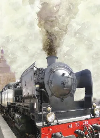 Image qui illustre: Projection : 170 ans de chemin de fer à Bretoncelles