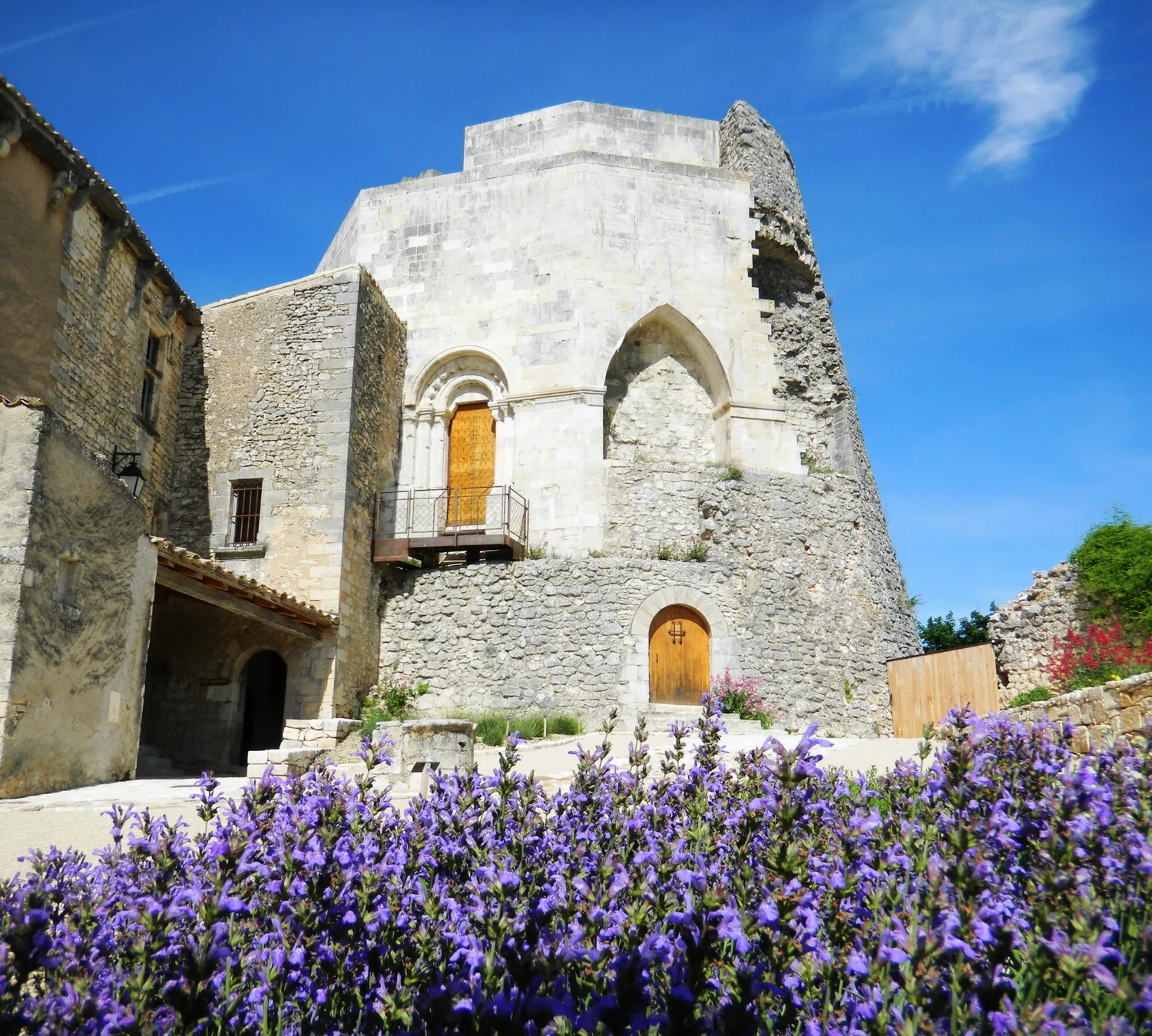 Image qui illustre: Visite du Château médiéval de Simiane-la-Rotonde à Simiane-la-Rotonde - 0