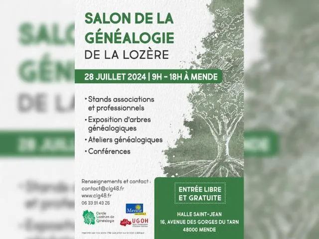Image qui illustre: Salon De La Généalogie De La Lozère - 8ème Édition