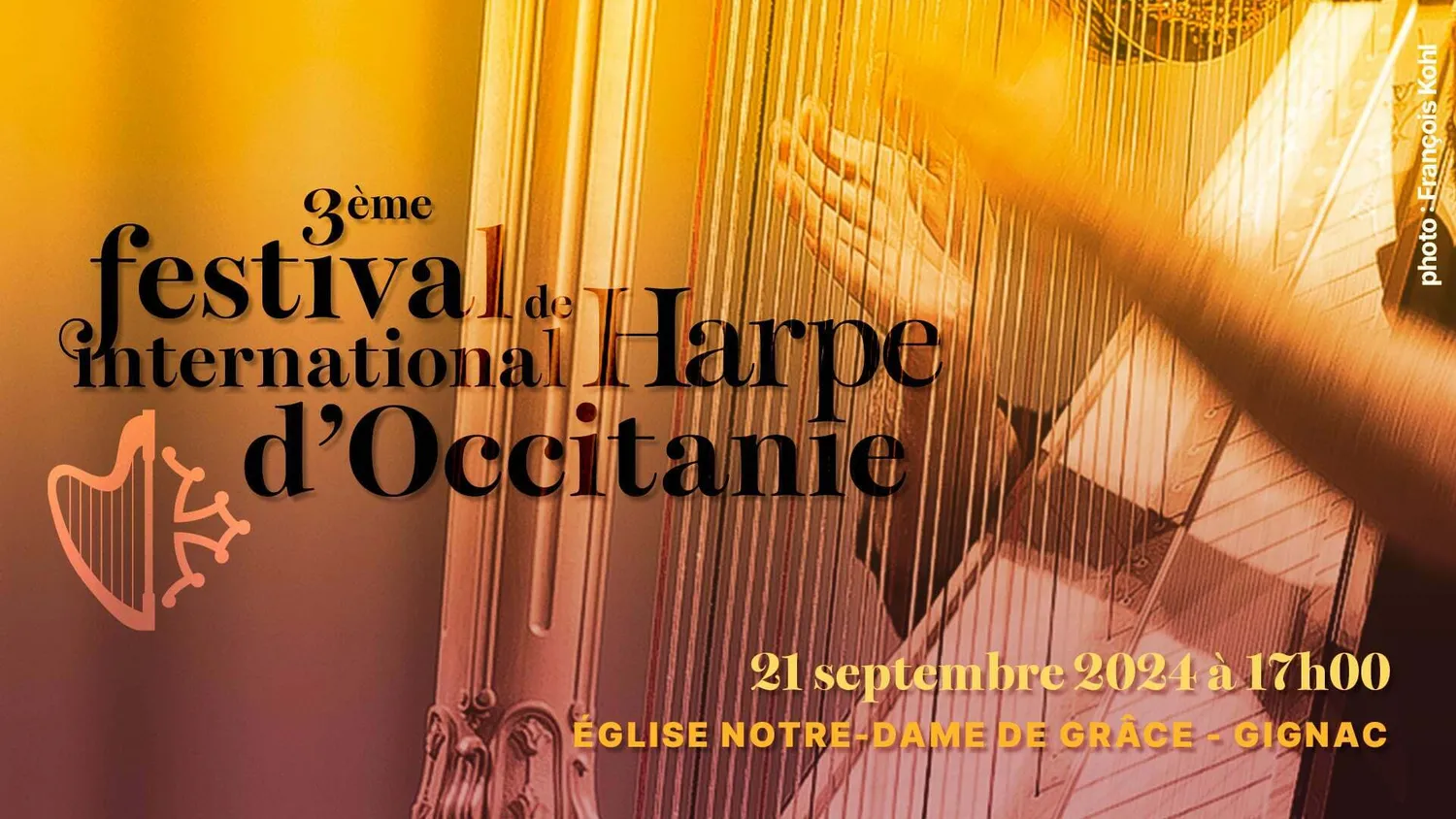 Image qui illustre: Festival International de harpe d'Occitanie à Gignac - 0