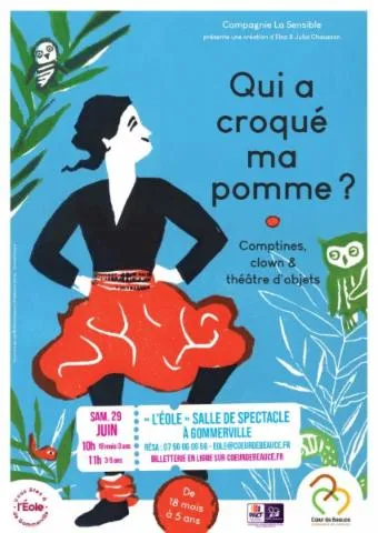 Image qui illustre: Spectacle Jeune Public "qui A Croqué Ma Pomme ?"