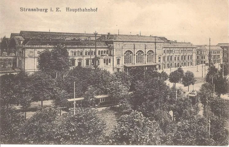 Image qui illustre: La gare de Strasbourg