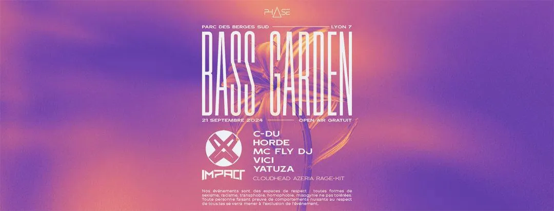 Image qui illustre: BASS GARDEN #4 [open air gratuit]