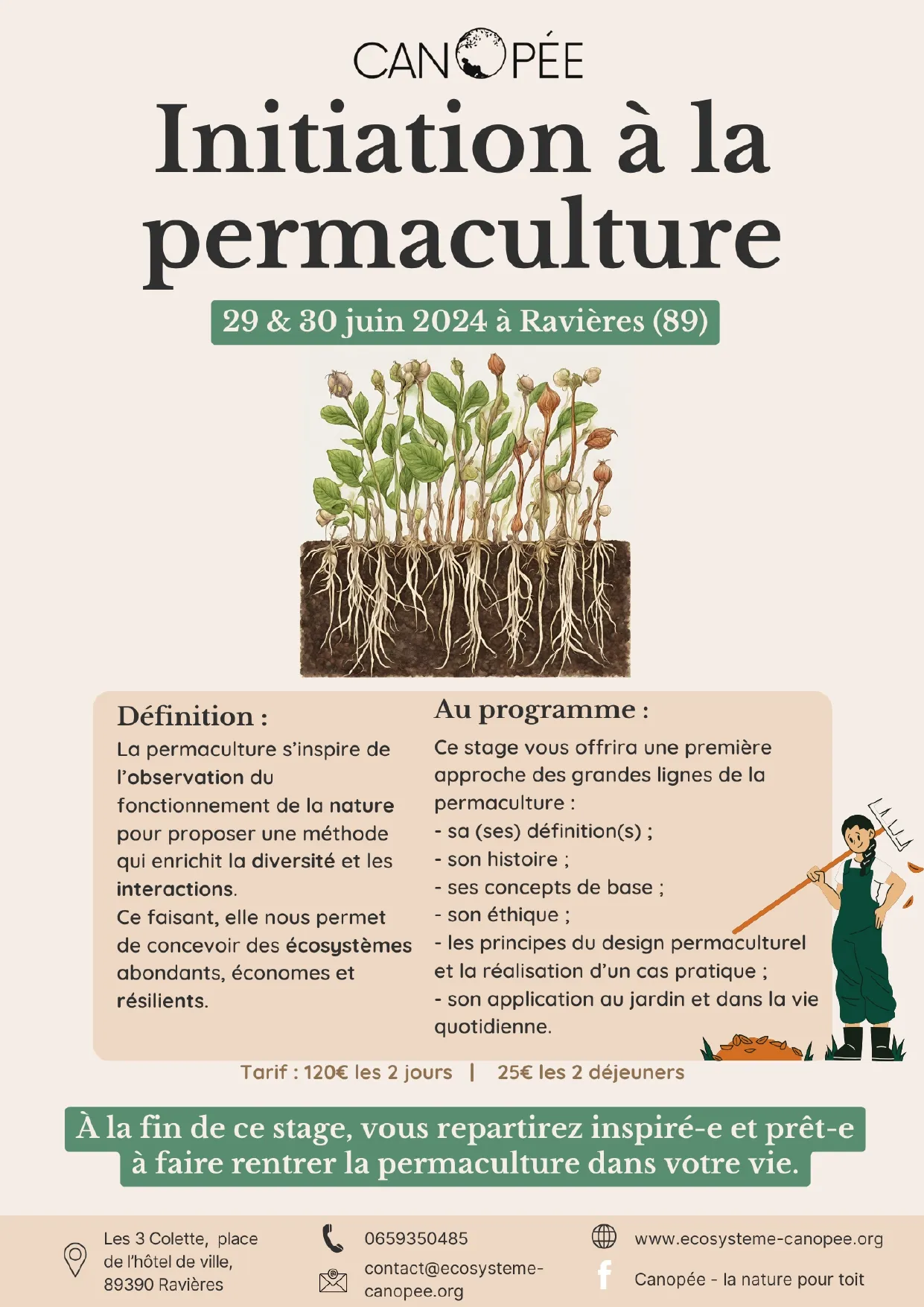 Image qui illustre: Initiation permaculture à Ravières - 0