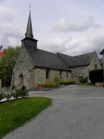 Image qui illustre: Église De Saint Aubin Fosse Louvain - Saint Aubin