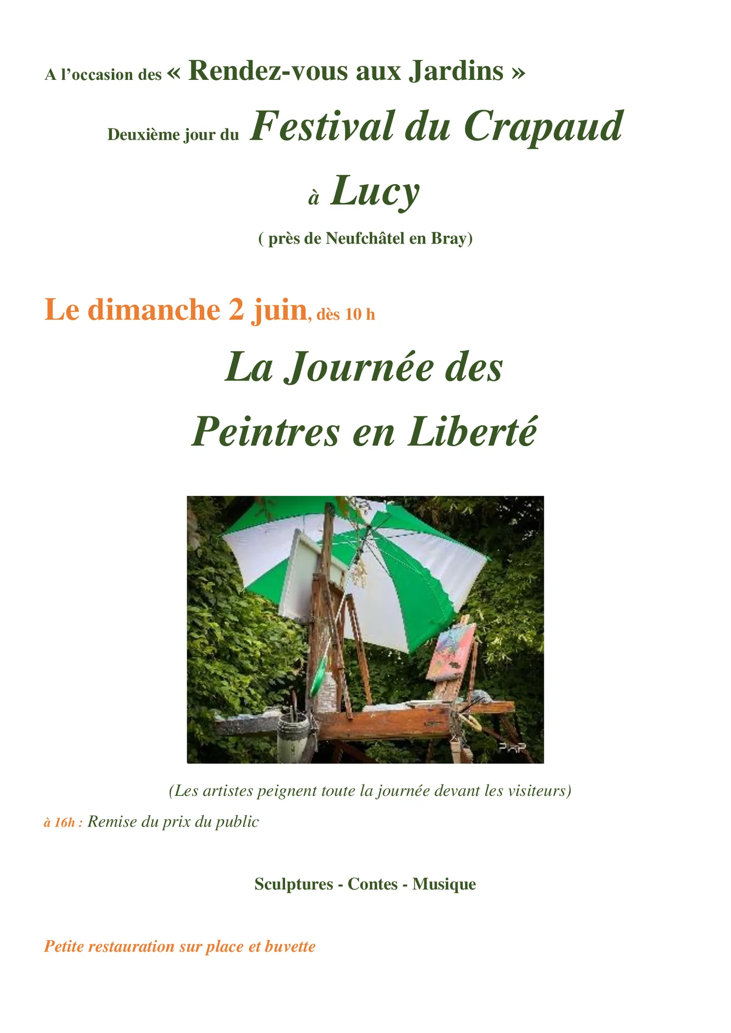 Image qui illustre: Les Peintres en Liberté à Lucy - 0