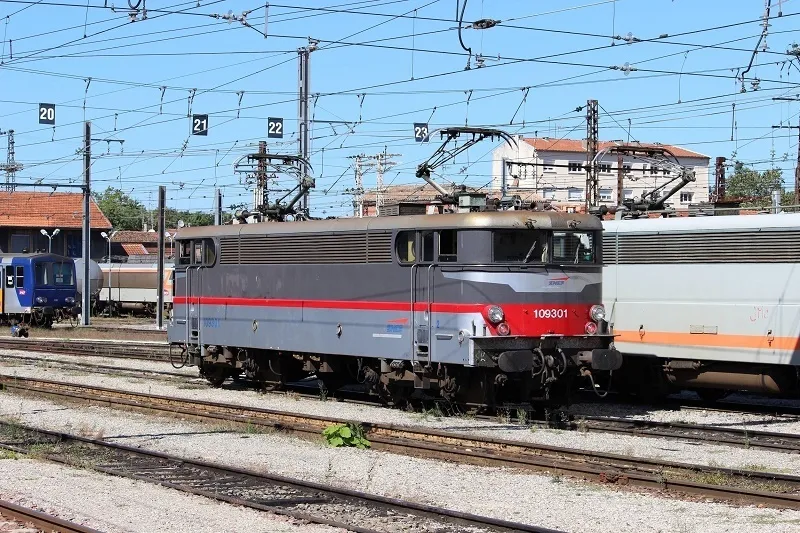 Image qui illustre: Présentation de la locomotive BB9301 de la SNCF à Toulouse - 0