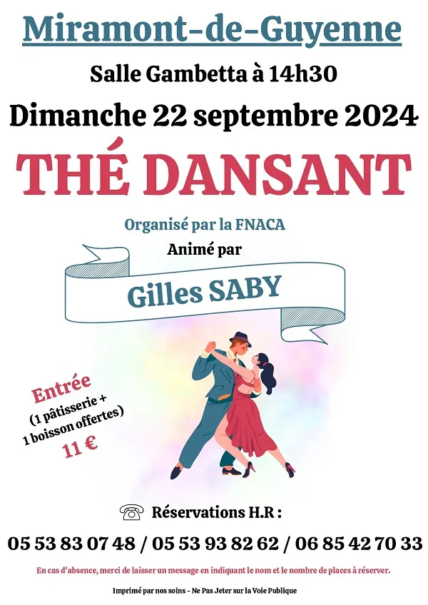 Image qui illustre: Thé Dansant De La Fnaca à Miramont-de-Guyenne - 0