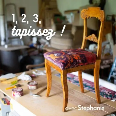 Image qui illustre: Restaurez et tapissez une chaise ou un fauteuil - 2J