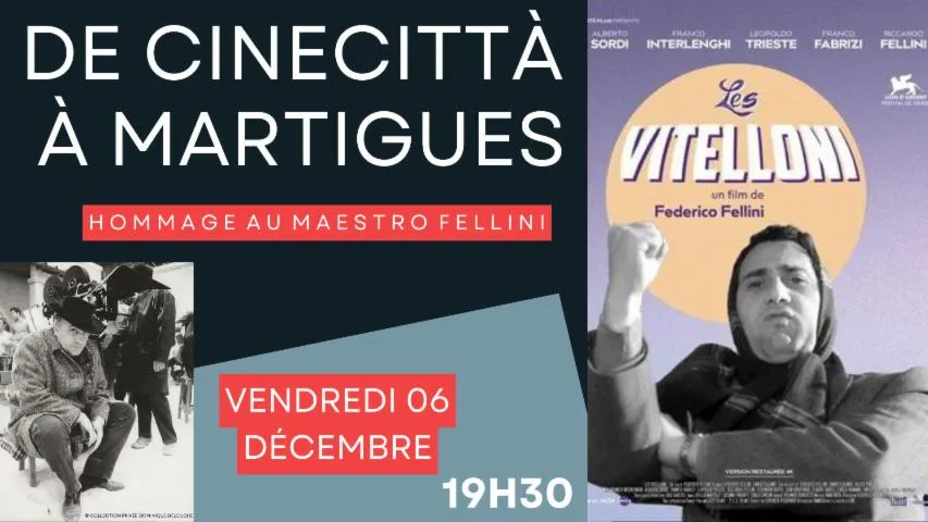 Image qui illustre: De Cinecittà à Martigues - Hommage au maestro Fellini - Les Vitelloni