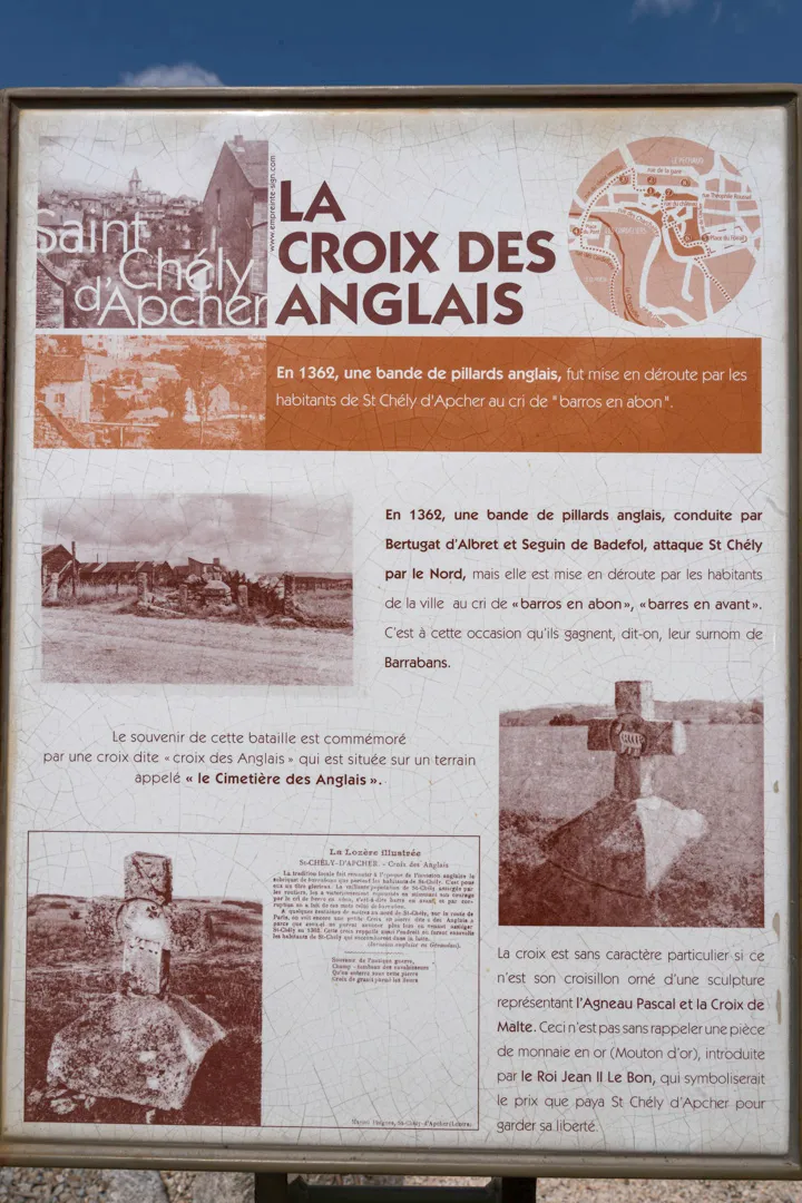 Image qui illustre: Croix Des Anglais - Saint-chely-D'apcher à Saint-Chély-d'Apcher - 2