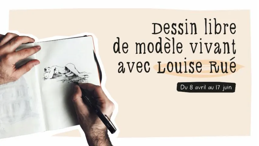 Image qui illustre: Atelier de dessin libre de modèle vivant avec Louise Rué