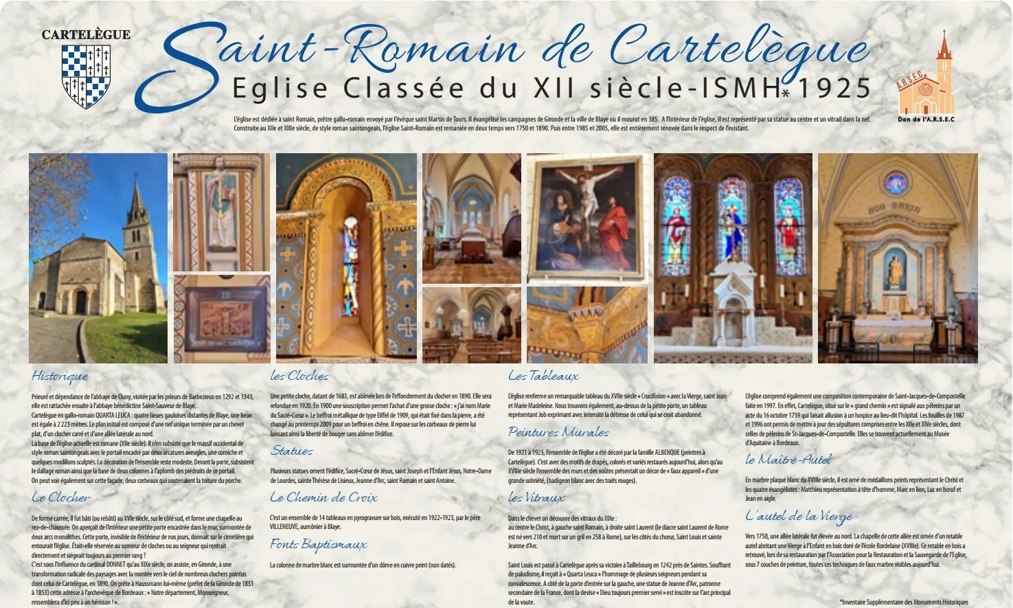 Image qui illustre: Venez visiter l'église Saint-Romain à Saint-Seurin-de-Cursac - 0