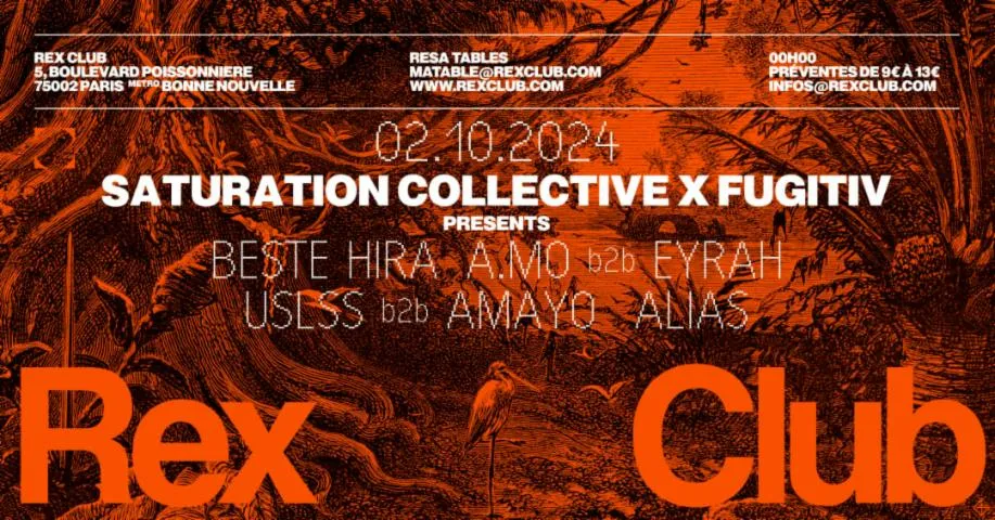 Image qui illustre: Saturation x Fugitiv : Beste Hira, A.mo b2b Eyrah