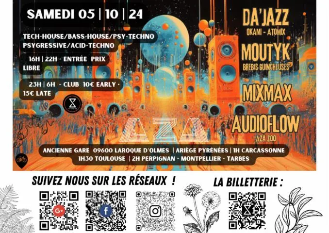 Image qui illustre: AZA DAY & Night Party | 05|10|24