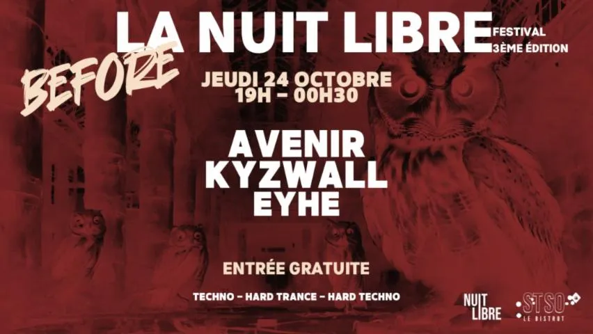 Image qui illustre: BEFORE NUIT LIBRE FESTIVAL 3 - ST SO