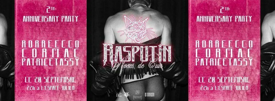 Image qui illustre: RASPUTIN - NOCES DE CUIR - 2nd BIRTHDAY PARTY