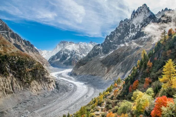 Image qui illustre: Glacier de la Mer de Glace